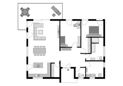 Beispiel Grundrissgestaltung freie Planung