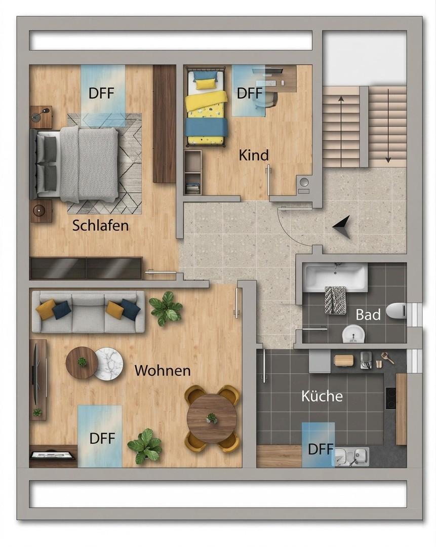 Grundriss Dachgeschoss