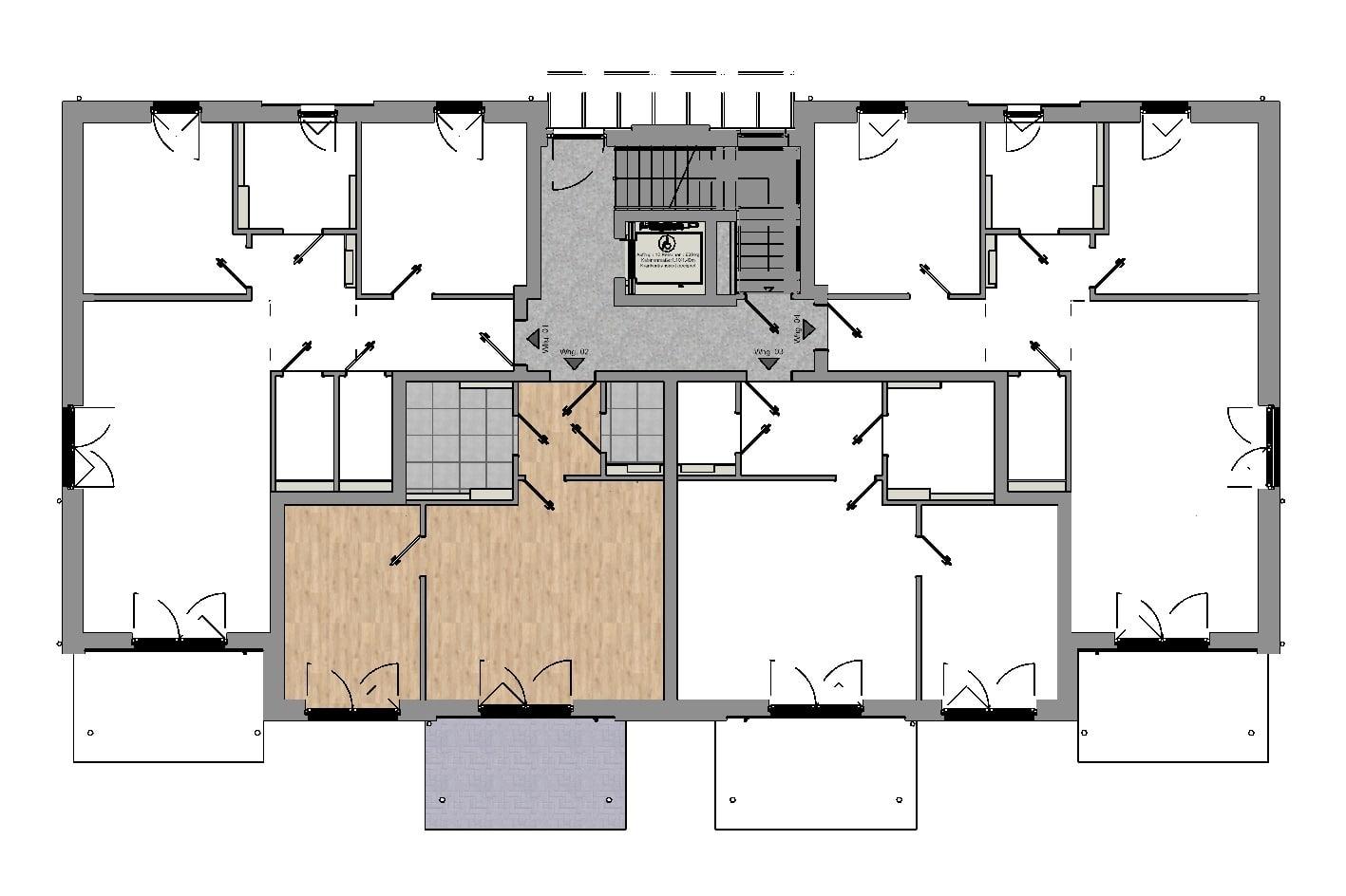 Haus I Wohnung 02 Gesamtgrundriss