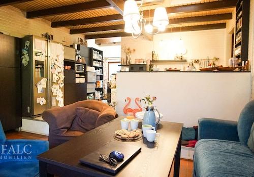 Küche von der Sitzfläche 