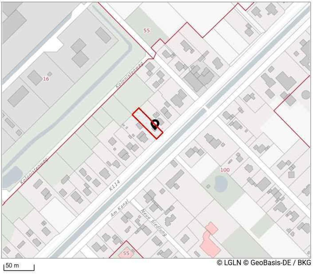 Auszug aus der Flurkarte