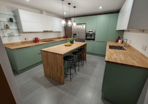 Küche Altbau EG Einliegerwohnung (KI)