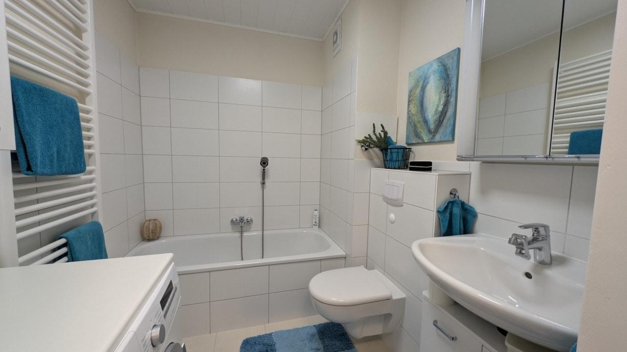 Innenliegendes Wannenbad