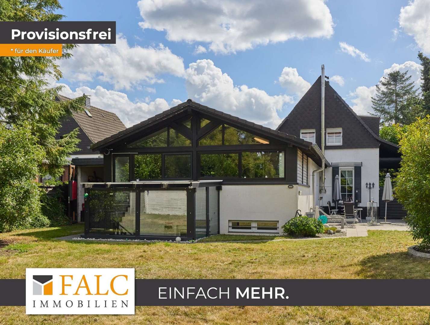 Gartenansicht HS 1 , HS 2