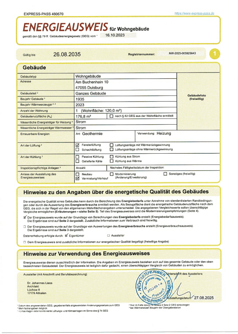 1Energieausweis HS 10 