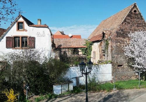 Ansicht Haus und Scheune