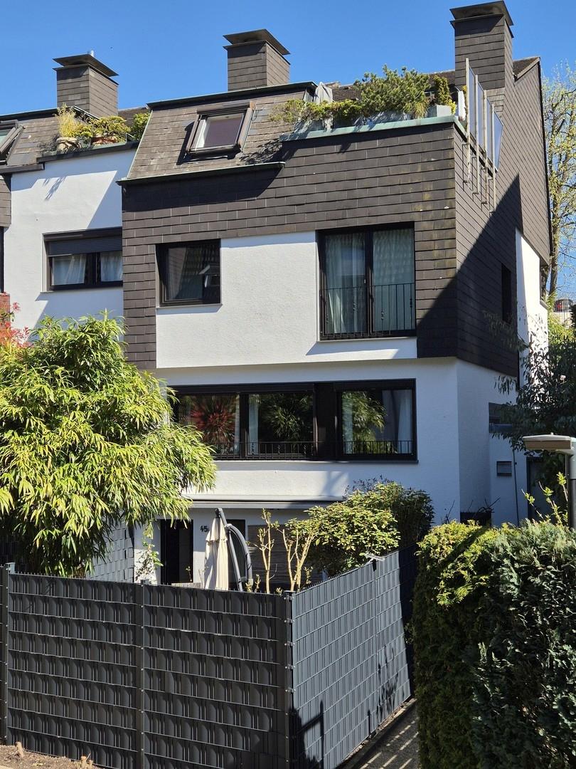 Rückseite des Hauses