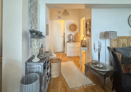 Blick in den Wohnbereich