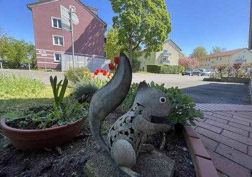 Blick in die Einfahrt