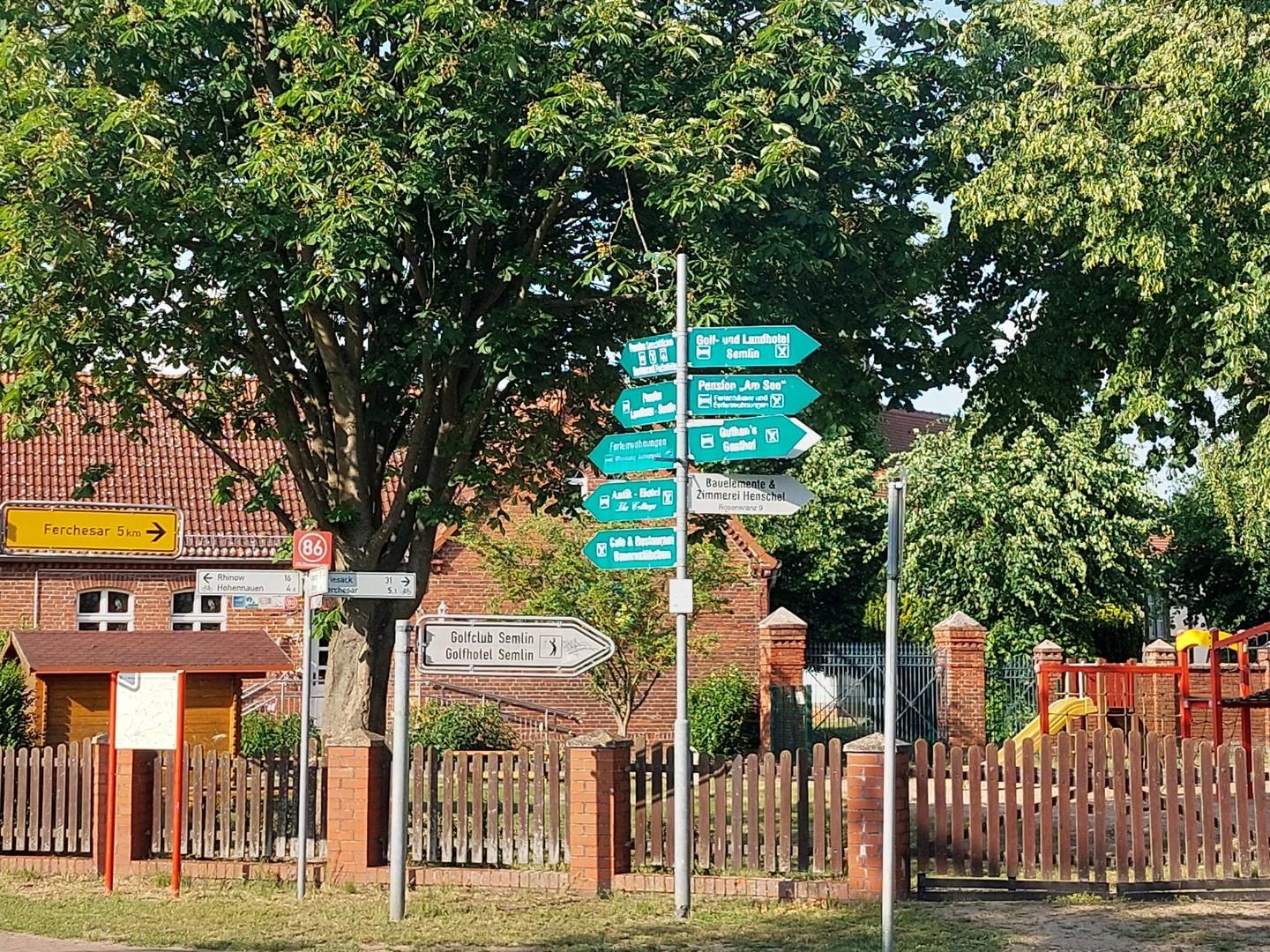 Viele Möglichkeiten im Ort