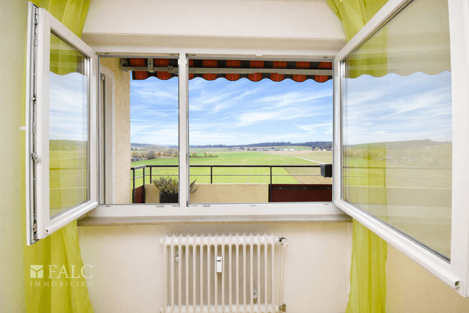 Ausblick Schlafzimmer