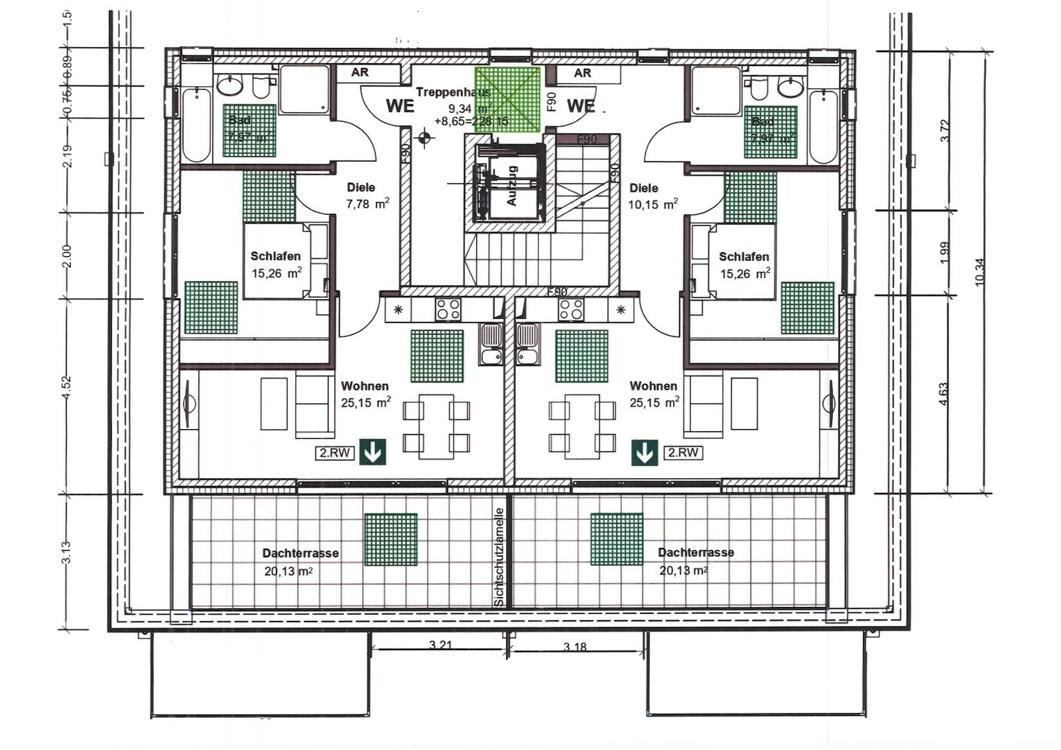 Burscheid-Penthouse mit Dachterrasse