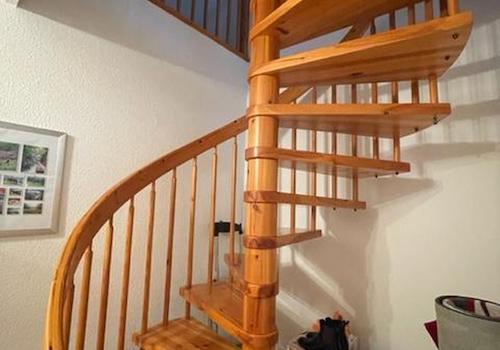 Wendeltreppe is Dach