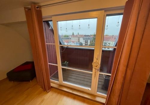 Balkon im oberen Bereich