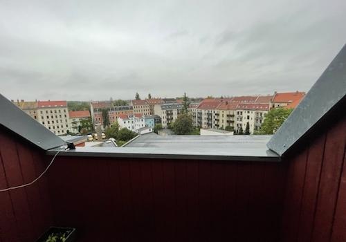Balkon im oberen Bereich