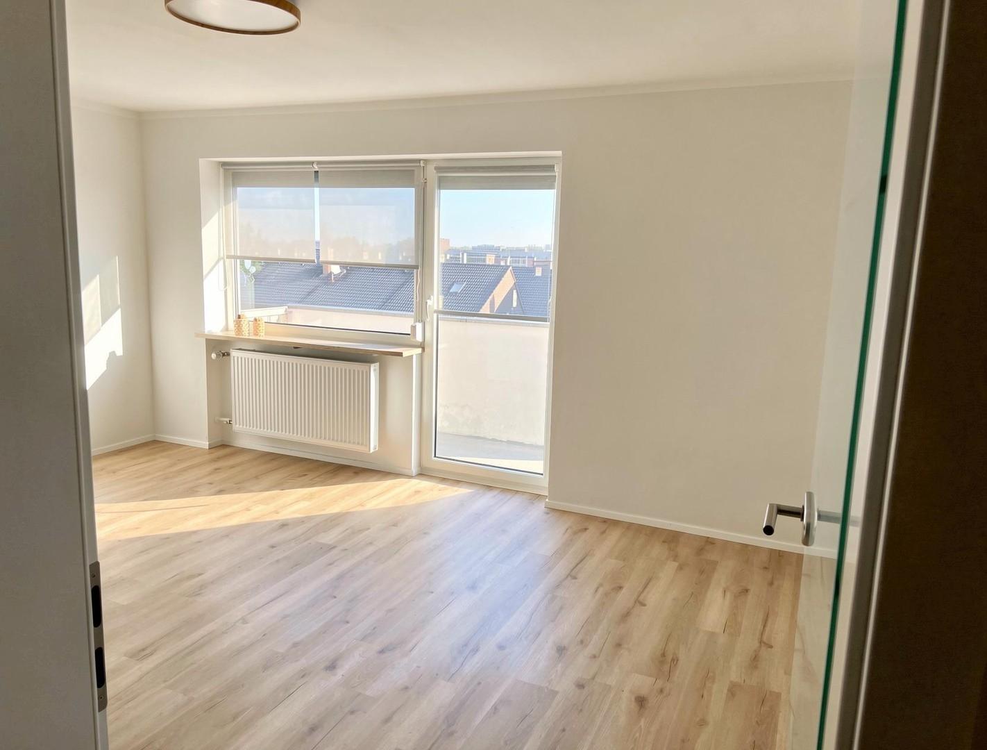 Blick vom Flur ins Studio