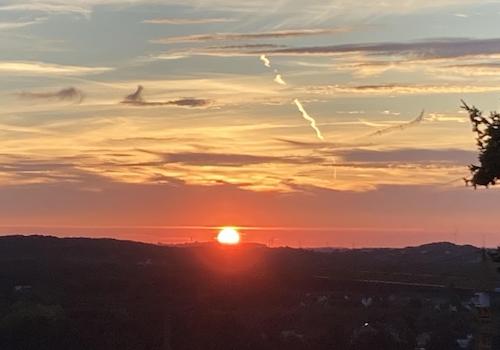 Sonnenuntergang Westseite