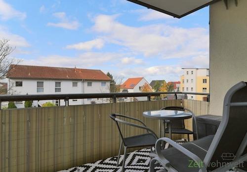 Novemberblick vom Balkon