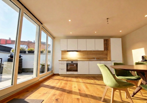 Neue EBK im Wintergarten