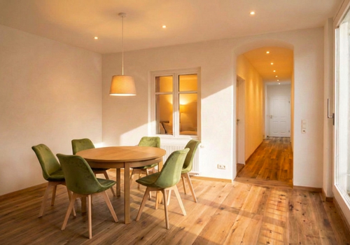 Offene Küche im Wintergarten