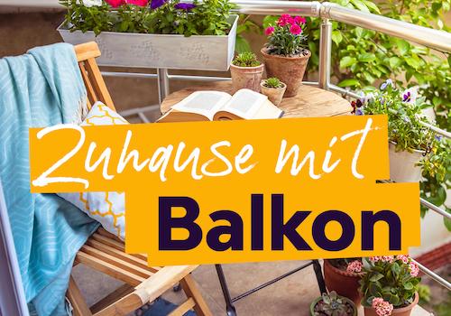 Einziehen in eine Wohnung mit Balkon