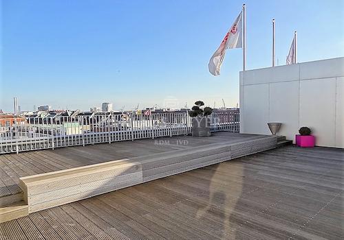 gemeinsame Dachterrasse 