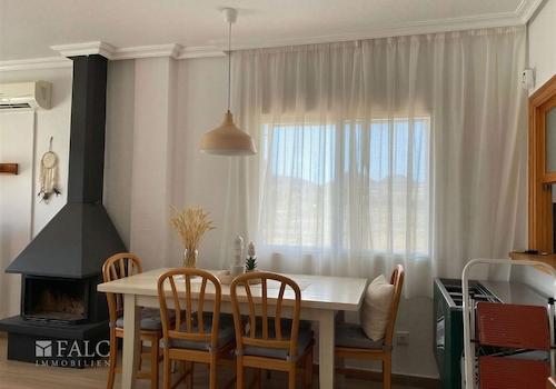 Essecke im Wohnzimmer