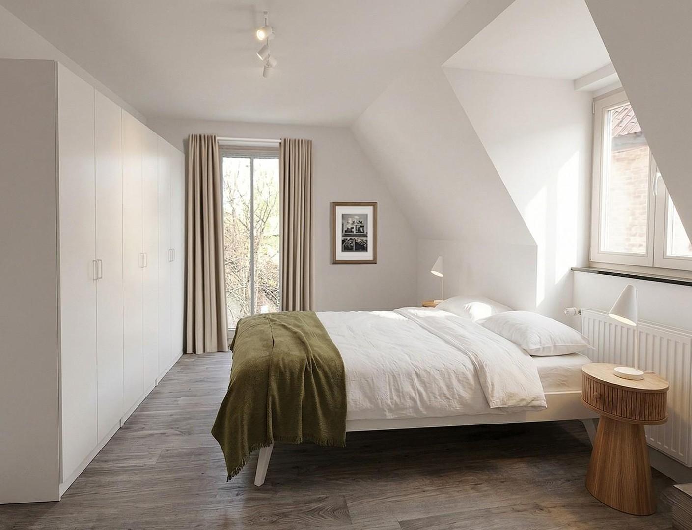 Schlafen visualisiert möbliert