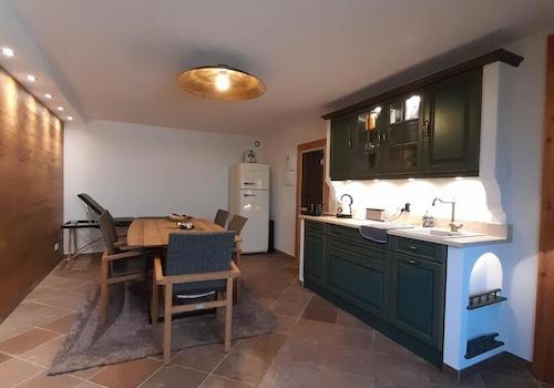 Teeküche und Aufenthaltsraum im UG