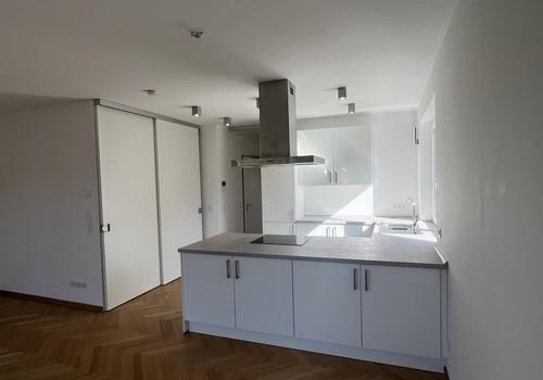 Küche Blick vom Wohnbereich