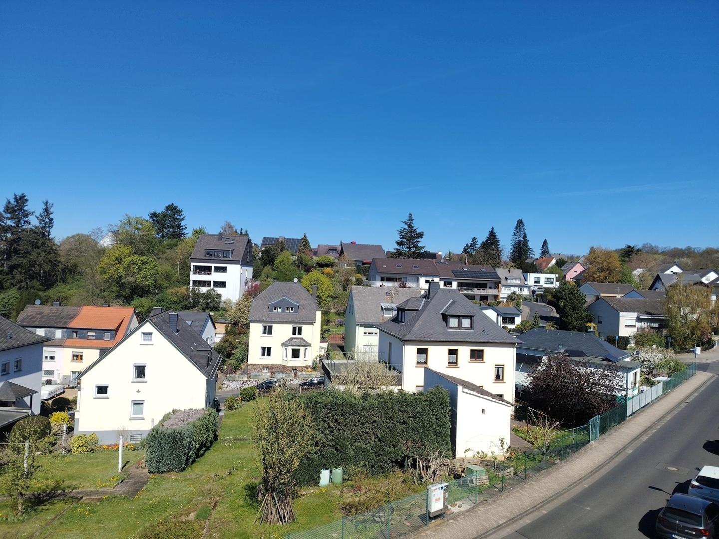 Aussicht straßenseitig