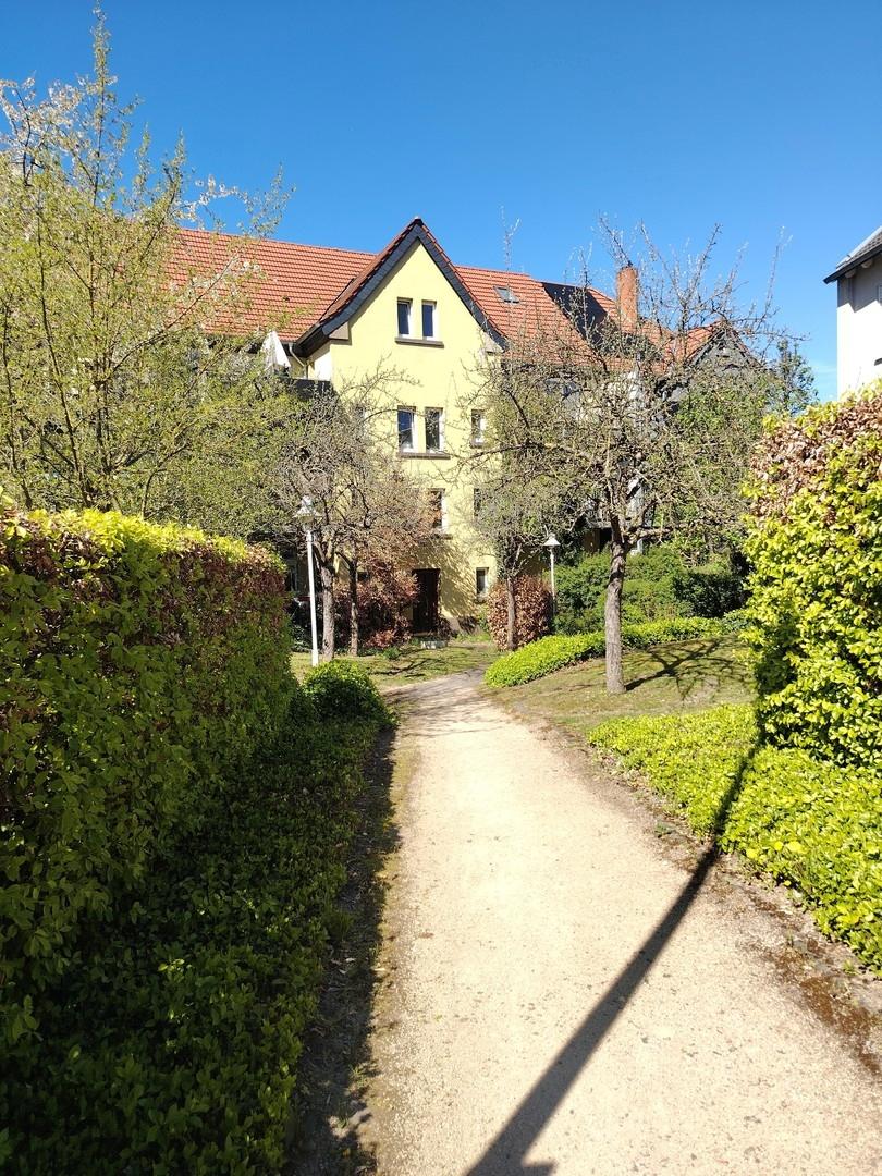 Gebäude Hintereingang