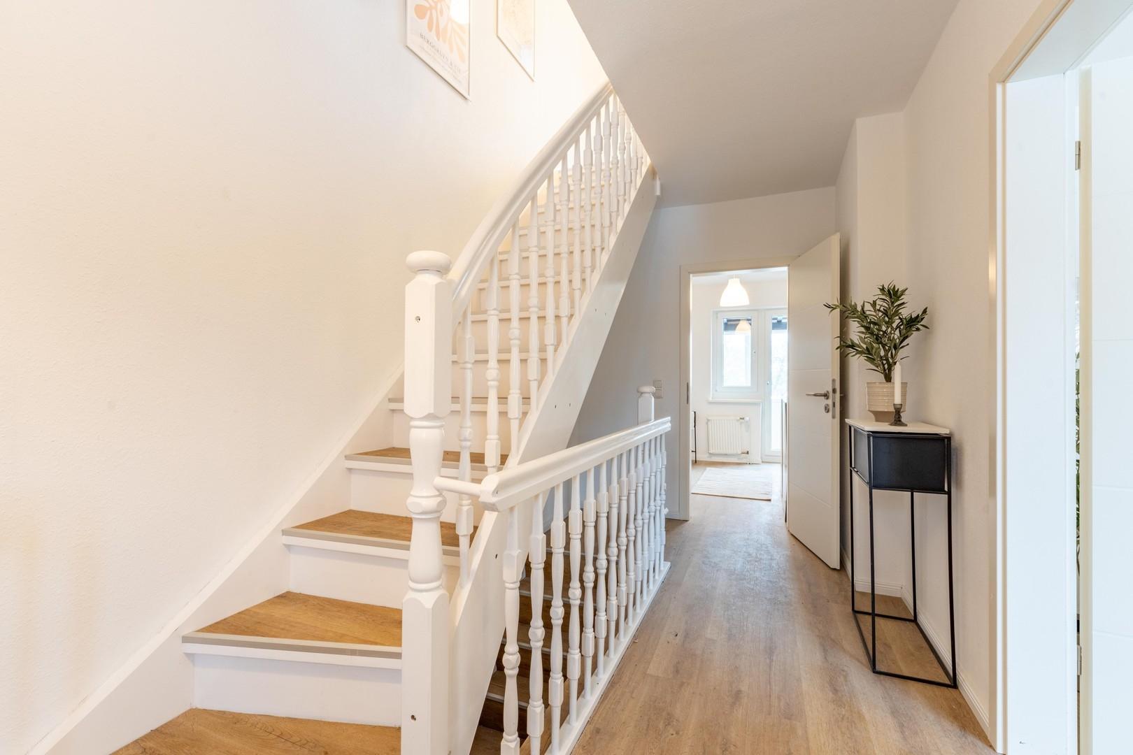 Restauriertes Treppenhaus