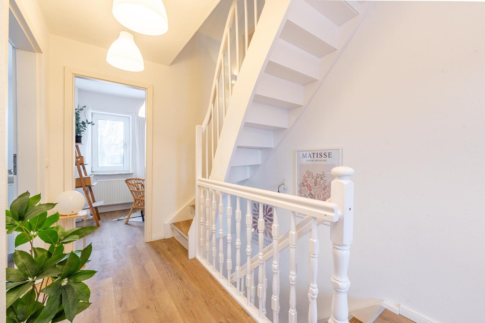 Restauriertes Treppenhaus