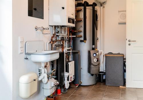 Wassertank mit Solarthermie