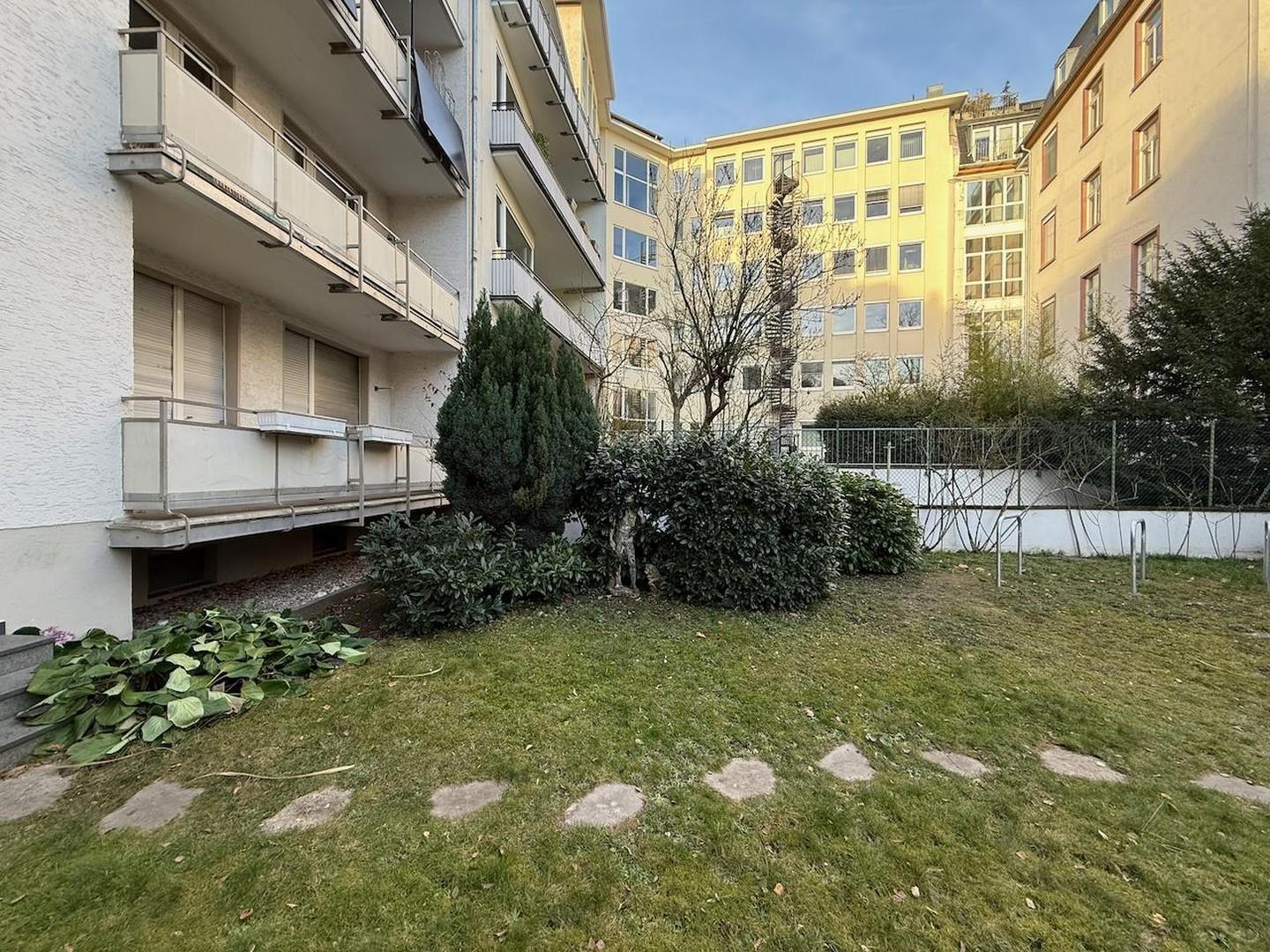 Innenhof Fahrradständer