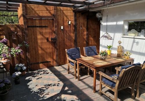 überdachte Terrassee