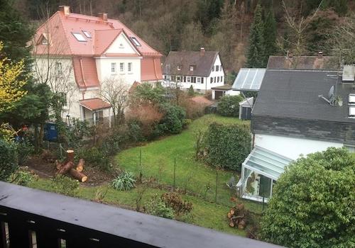 Blick vom Balkon 1.-Zi.-App.