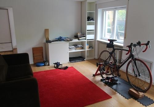 Wohn-/Fitnessraum Gartenges.