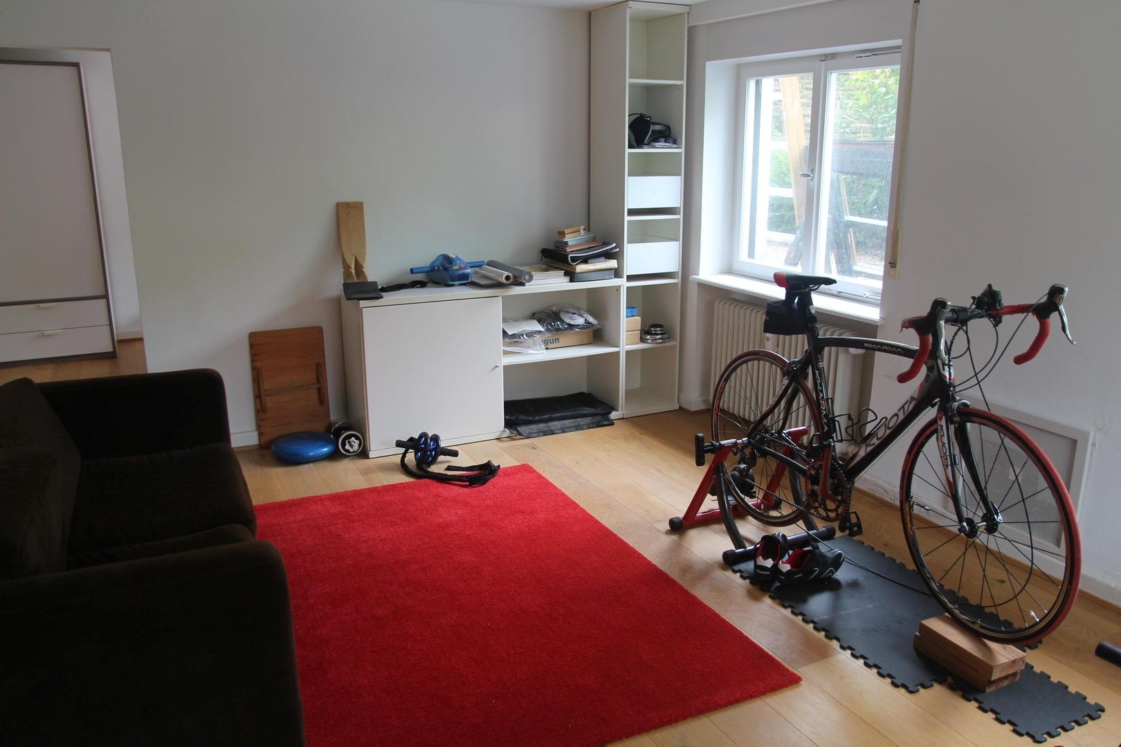 Wohn-/Fitnessraum Gartenges.