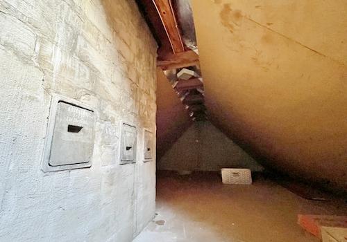 gedämmter Dachboden