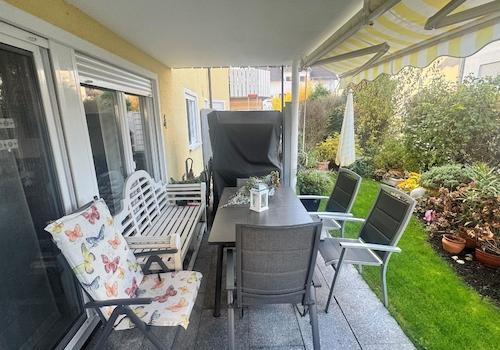 Schöne Gartenterrasse