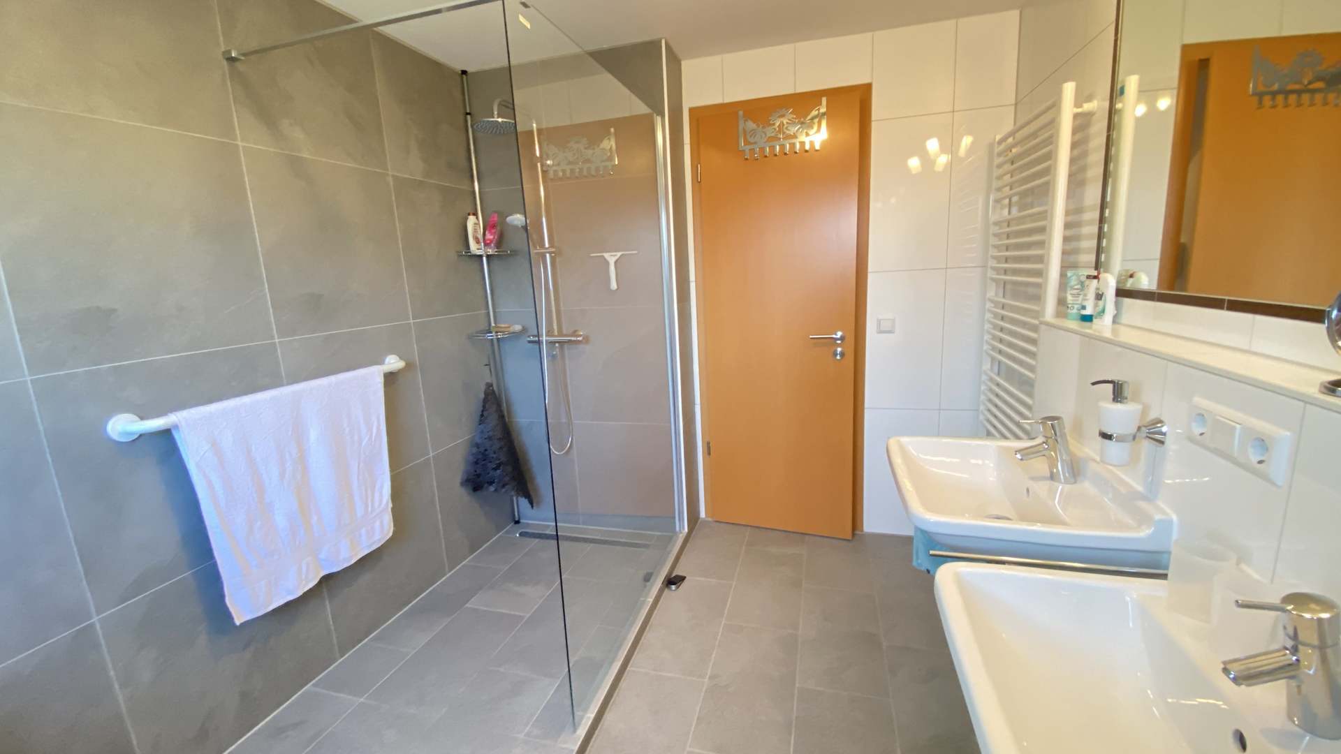 modernisiertes Duschbad