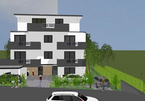 Perspektive Eingang Animation