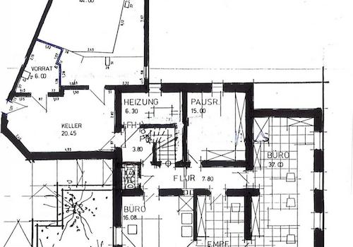 Grundriss Untergeschoss