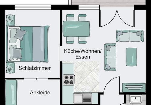 Grundriss Wohnung mitte