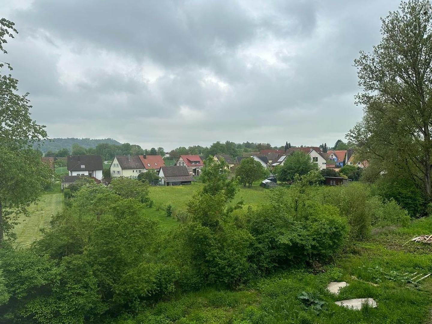 Aussicht vom Balkon