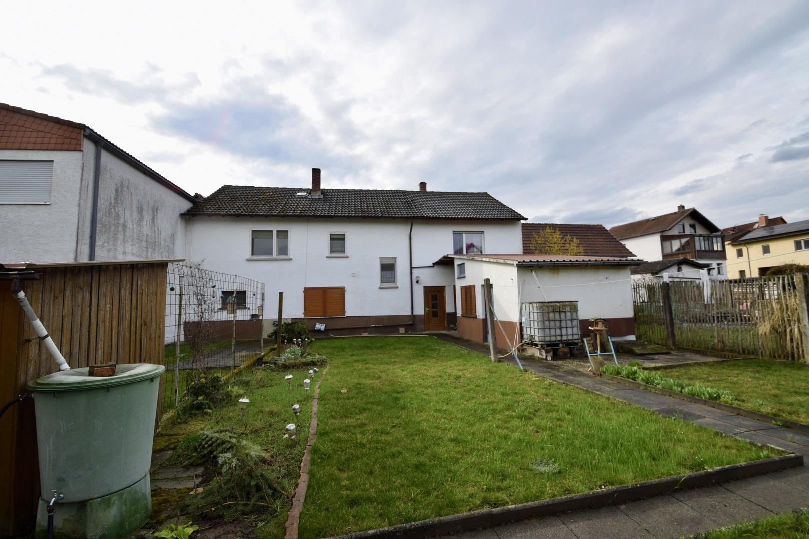 Gartenansicht Hinterhaus