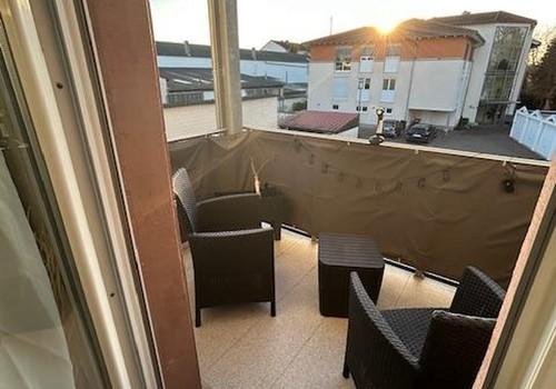 Balkonaussicht nach Westen