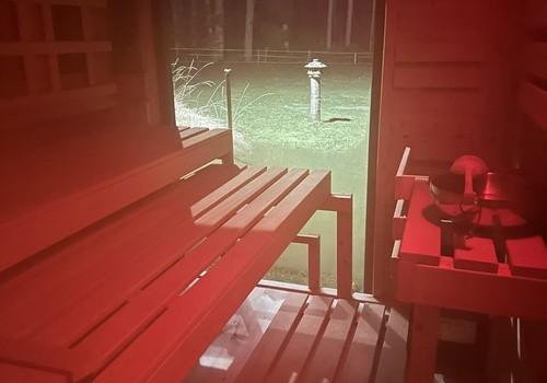Sauna im Außenwellnessbereich